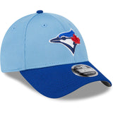 Toronto Blue Jays New Era 2024 Batting Practice On-Field 9FORTY Adjustable Hat - Powder Blue
