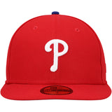 Philadelphia Phillies New Era Authentic Collection Replica 59FIFTY Fitted Hat - Red