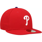 Philadelphia Phillies New Era Authentic Collection Replica 59FIFTY Fitted Hat - Red