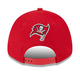 Men's New Era Red Tampa Bay Buccaneers 2023 NFL Draft 9FORTY Adjustable Hat