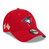 Men's Toronto Blue Jays New Era Red 2023 Fourth of July 9FORTY Adjustable Hat