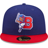 Men's Buffalo Bisons New Era Royal Game Authentic Collection 59FIFTY Fitted Hat