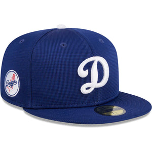 Men's Los Angeles Dodgers New Era Royal 2024 Batting Practice On-Field 59FIFTY Fitted Hat