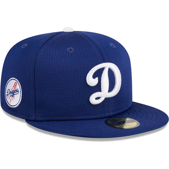 Men's Los Angeles Dodgers New Era Royal 2024 Batting Practice On-Field 59FIFTY Fitted Hat