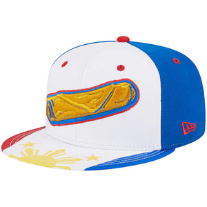 Men's Norfolk Tides New Era White Theme Nights Norfolk Lumpia 59FIFTY Fitted Hat