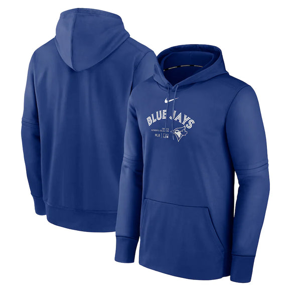 Toronto Blue Jays Nike Authentic Collection Performance Pullover Hoodie - Blue