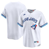 Men's Toronto Blue Jays Nike White Throwback MLB Baseball Limited Jersey