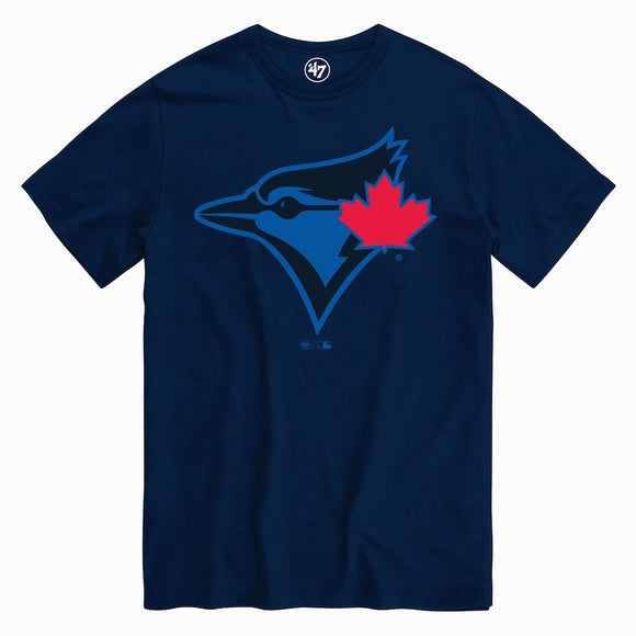 Men's Toronto Blue Jays '47 Navy City Connect Fan Primary Logo T-Shirt