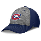 Men's Montreal Canadiens Fanatics Fundamental Top Shelf 2-Tone Flex Hat - Gray/Royal