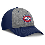 Men's Montreal Canadiens Fanatics Fundamental Top Shelf 2-Tone Flex Hat - Gray/Royal