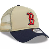 Men's New Era Boston Red Sox A Frame OTC 9FORTY All Day Two Tone Snapback Hat