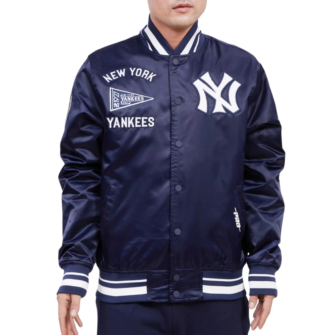 Men's Pro Standard Navy Blue New York Yankees Classic Satin Full Men's Pro Standard Navy Blue New York Yankees Classic Satin Full