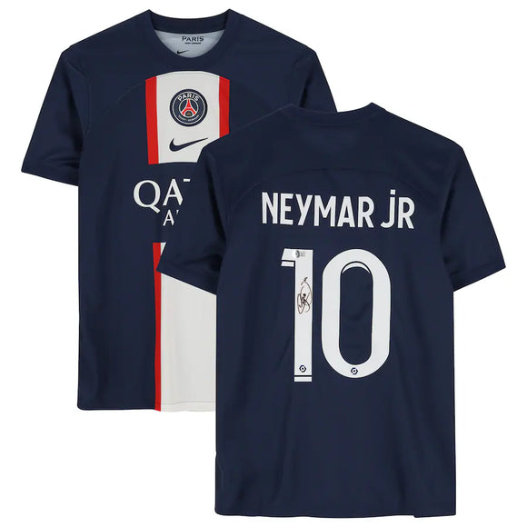 Neymar Jr. Paris Saint-Germain Fanatics Authentic Autographed Nike 2022-23 Jersey - Navy