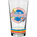 Oklahoma City Thunder 2025 NBA Finals Champions Shadow 16oz. Mixing Glass