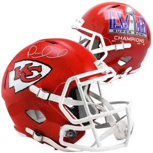 Patrick Mahomes Kansas City Chiefs Autographed Super Bowl LVIII Champions Riddell Speed Replica Helmet