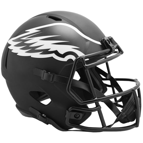 Philadelphia Eagles Riddell Black Alternate Full Size Speed Replica NFL Football Helmet