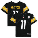 Kids Nike Chase Claypool Black Pittsburgh Steelers Game NFL Home Football Jersey - Multiple Sizes