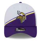 Men's New Era White/Purple Minnesota Vikings 2023 Sideline 39THIRTY Flex Hat