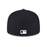 Atlanta Braves New Era Authentic Collection Replica 59FIFTY Fitted Hat - Navy/Red