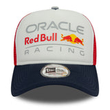 Red Bull Racing New Era Seasonal E-Frame Trucker Adjustable Hat - Colour Block