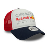 Red Bull Racing New Era Seasonal E-Frame Trucker Adjustable Hat - Colour Block