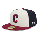 Men's New Era White/Red Cleveland Guardians 2024 City Connect 59FIFTY Fitted Hat