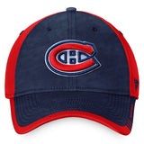 Montreal Canadiens Fanatics Branded Navy & Red - Authentic Pro Rink Flex Hat