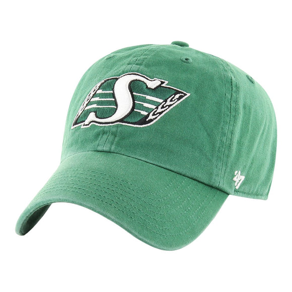 Men's Saskatchewan Roughriders '47 Clean Up Green Hat Cap NFL Football Adjustable Strap