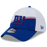 Men's New Era White/Royal New York Giants 2023 Sideline 39THIRTY Flex Hat