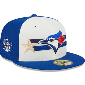 Men's Toronto Blue Jays New Era Cream/Royal 2024 MLB All-Star Game Workout 59FIFTY Fitted Hat