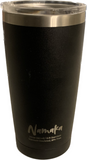 New York Yankees MLB Baseball Namaka Golfing Buddies 20oz. Black Coffee Tumbler With Lid - Black