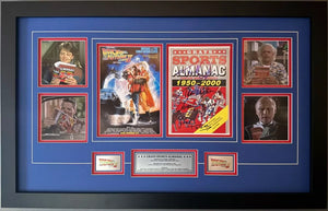 Back To The Future Signed Gray's Sports Almanac -  Michael J Fox Christopher Lloyd Tom Wilson & James Stewart Tolkan