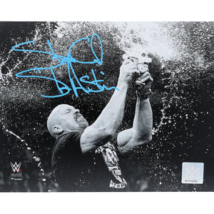 "Stone Cold" Steve Austin WWE Autographed 8'' x 10'' Beer Splash Photo