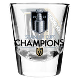 The Sports Vault Vegas Golden Knights 2023 Stanley Cup Champions 2oz. Shot Glass