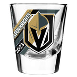 The Sports Vault Vegas Golden Knights 2023 Stanley Cup Champions 2oz. Shot Glass