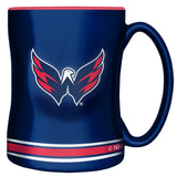 Washington Capitals Primary Logo Navy Red NHL Hockey 14oz Sculpted C-Handle Mug