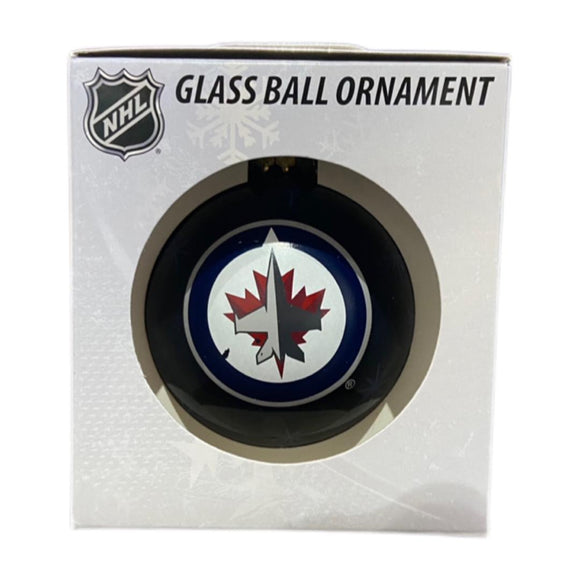 Winnipeg Jets Double Sided Single Ball Christmas Ornament NHL Hockey