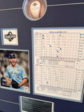 Trey Yesavage Toronto Blue Jays 2025 World Series Signed Baseball - With Photo and Score Card - Framed