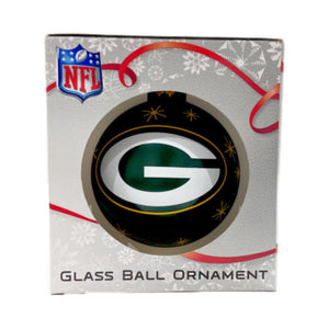 Green Bay Packers Double Sided Single Ball Christmas Ornament NFL Football
