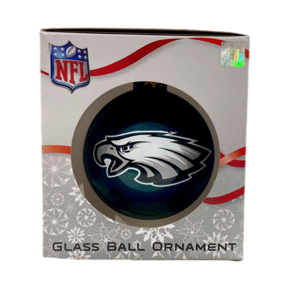 Philadelphia Eagles Double Sided Single Ball Christmas Ornament NFL Football