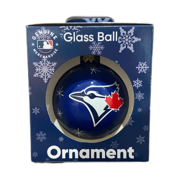 Toronto Blue Jays Double Sided Single Ball Christmas Ornament MLB Baseball