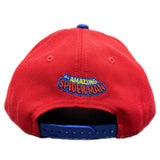 The Amazing Spiderman Marvel Comics New Era A Frame 9Forty Adjustable Snapback Hat - Red/Blue