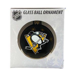 Pittsburgh Penguins Double Sided Single Ball Christmas Ornament NHL Hockey