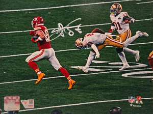 Travis Kelce Kansas City Chiefs Autographed Super Bowl LVIII Champions 8" x 10" Photograph