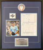 Trey Yesavage Toronto Blue Jays 2025 World Series Signed Baseball - With Photo and Score Card - Framed