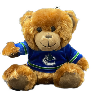 Vancouver Canucks NHL Hockey 7.5" Jersey Teddy Bear Plush by Forever Collectibles