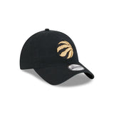 Men's New Era Black Toronto Raptors 202./24 Alt City Edition Official 9TWENTY Adjustable Hat