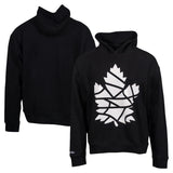 Toronto Maple Leafs Mitchell & Ness Unisex Stain Glass Oversized Pullover Hoodie - Black