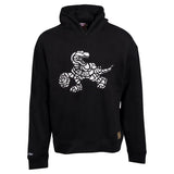 Toronto Raptors Mitchell & Ness Unisex Hardwood Classics Stain Glass Oversized Pullover Hoodie - Black