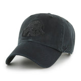 Men's Hamilton Tiger-Cats Black on Black Clean up Adjustable Hat Cap One Size Fits Most